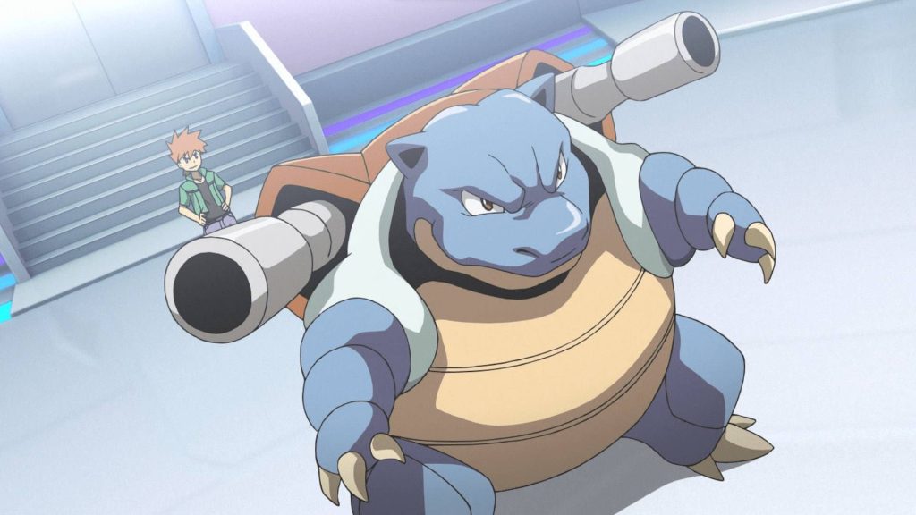 Pokemon Red and Green boss says the iconic RPGs required "a great deal of trial and error" to realize Game Freak's "simple concept," fuelled by childhood nostalgia Blastoise seen in the Pokemon Origins anime series.