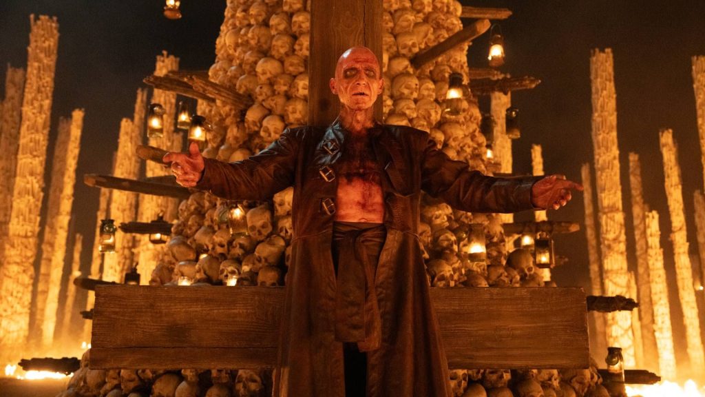 Ralph Fiennes as Dr. Kelson in 28 Years Later: The Bone Temple