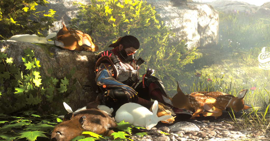 I love fantasy RPG Soulframe’s cosy start screen even though it could be a creepy piece of habit-forming design