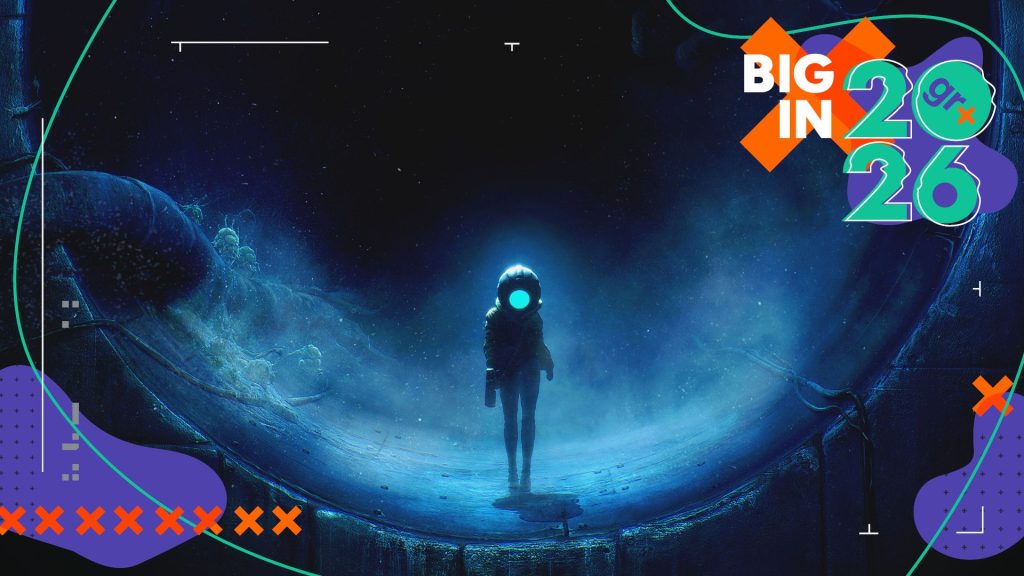 Former Little Nightmares devs' End of Abyss is a satisfyingly creepy blend of top-down twin-stick shooter and Metroidvania exploration Key art for End of Abyss showing a small figure wearing a diving suit in a dark, ominous pipe with swirling blue dust - with the GamesRadar+ Big in 2026 frame