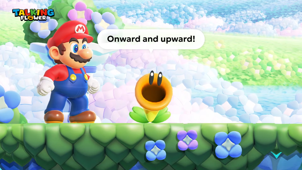 Talking Flower in mario wonder