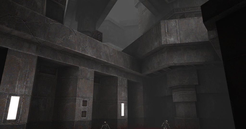 Quake goes Brutalist again with a "megalithic" 77 map mod that's available as a free standalone game