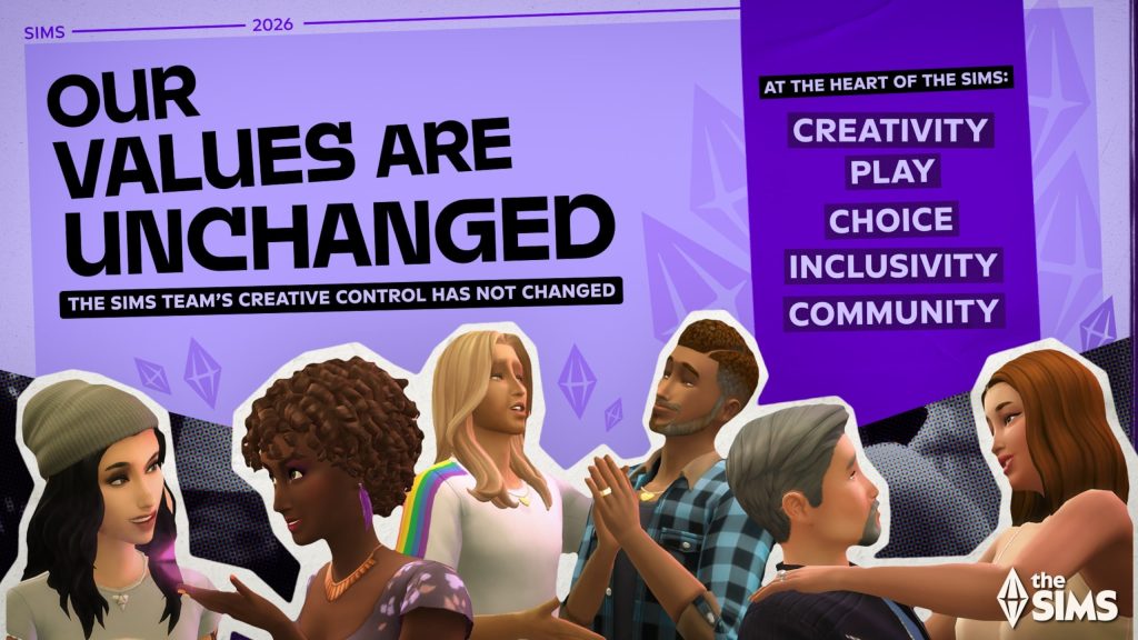 The Sims studio says its ‘values are unchanged’, including inclusivity, as EA’s Saudi takeover progresses