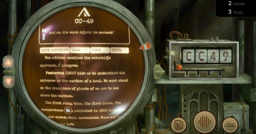 TR-49 review – a code breaking puzzle game where you get all up in some dead authors' gossip TR-49 review – a code breaking puzzle game where you get all up in some dead authors' gossip