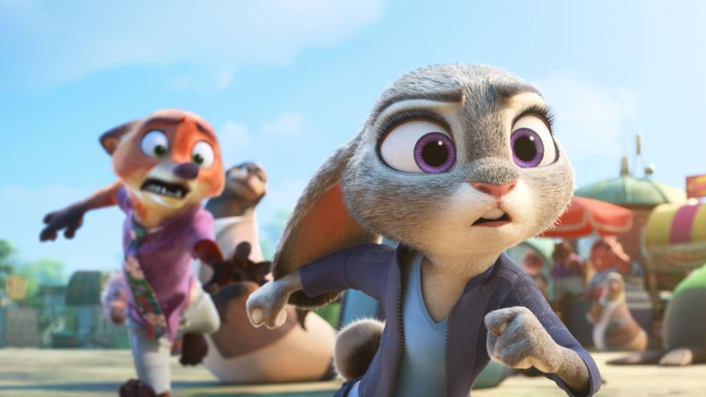 Nick Wilde and Judy Hopps in Zootopia 2