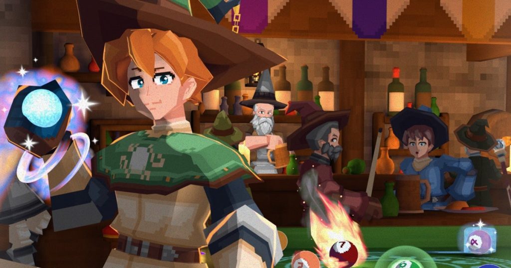 Take a shot at Wizard Pool, a fun twist on the cue sport filled with magical balls and shapeshifting tables