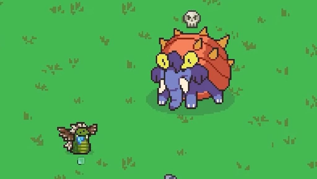 Everything is Crab boss with elephant and crab features