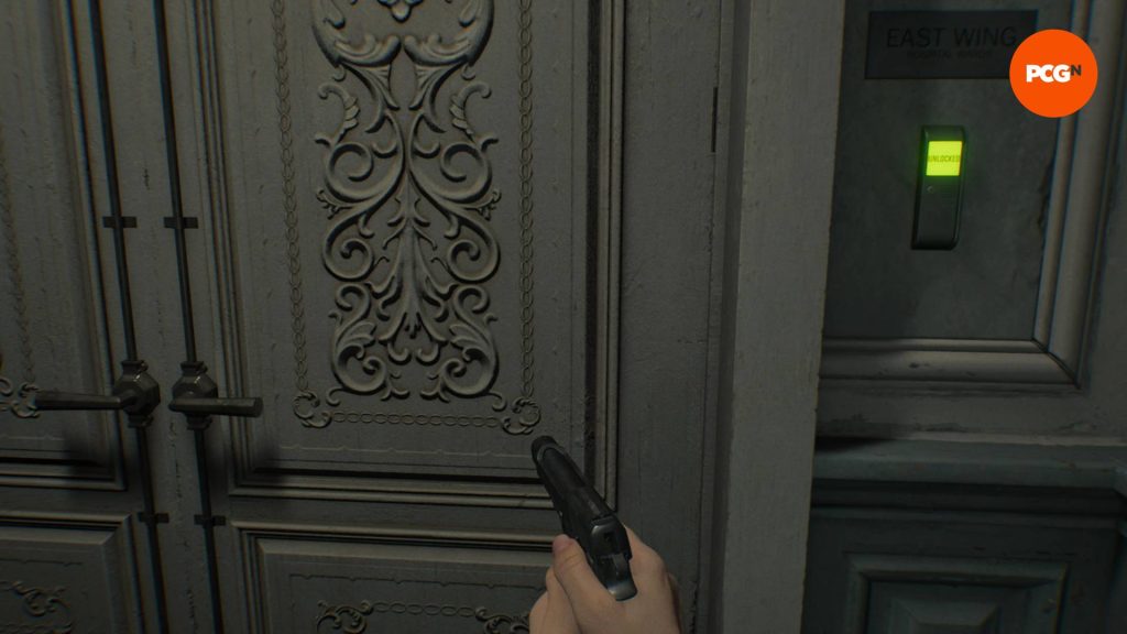 How to get the East Wing keycard in Resident Evil Requiem
