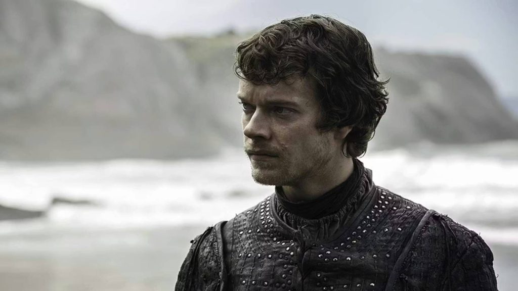 Alfie Allen as Theon Greyjoy in Game of Thrones