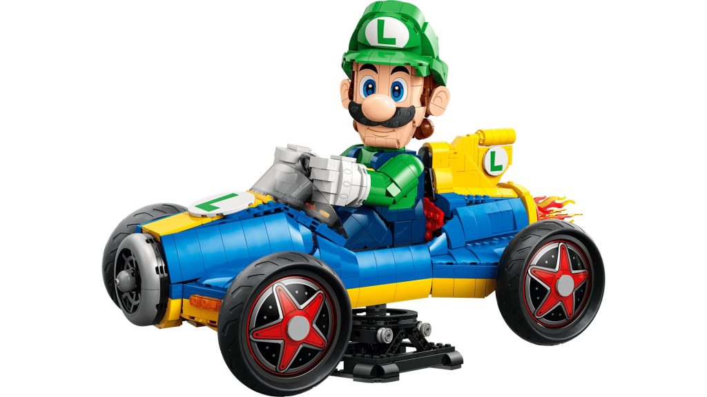 Lego’s large-scale Mario Kart Luigi set has appeared on its store ahead of an official reveal