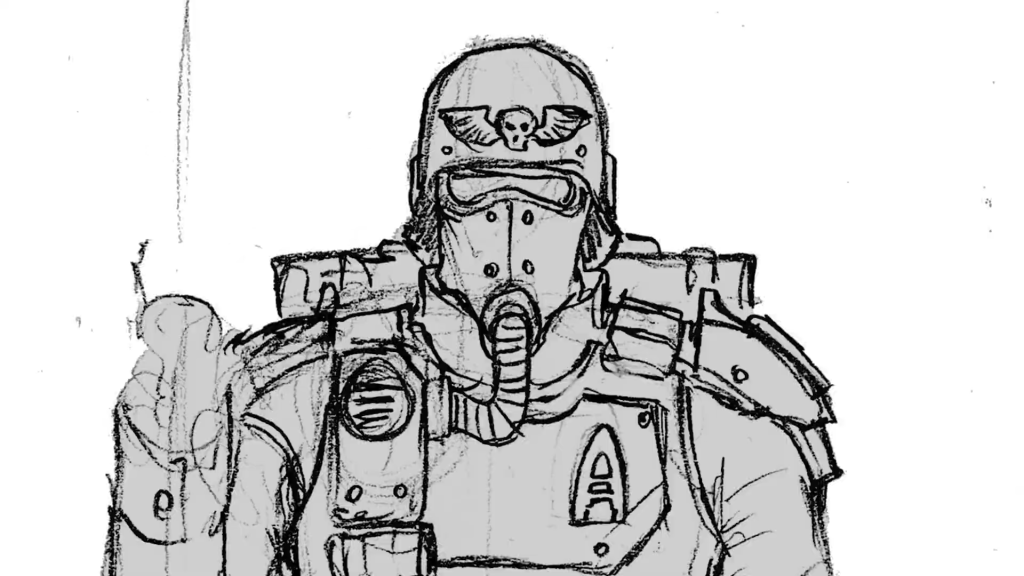 Fan-favorite Steel Legion returning to Warhammer 40K after Armageddon book closes out current edition Steel Legion concept art against a plain background