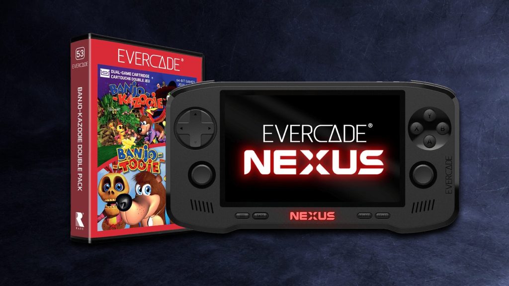 Blaze announces Evercade Nexus handheld, including enhanced versions of Banjo-Kazooie and Banjo-Tooie