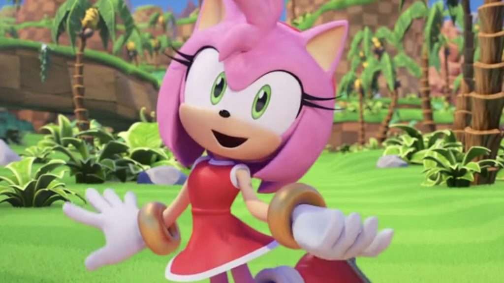 Amy Rose in the Sonic games