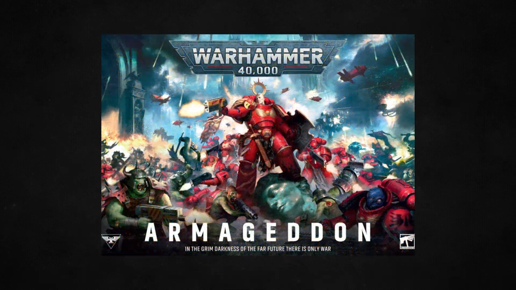 Warhammer 11th Edition officially revealed, and your old Codex army books will still work Armageddon Warhammer 40,000 box set on a black background