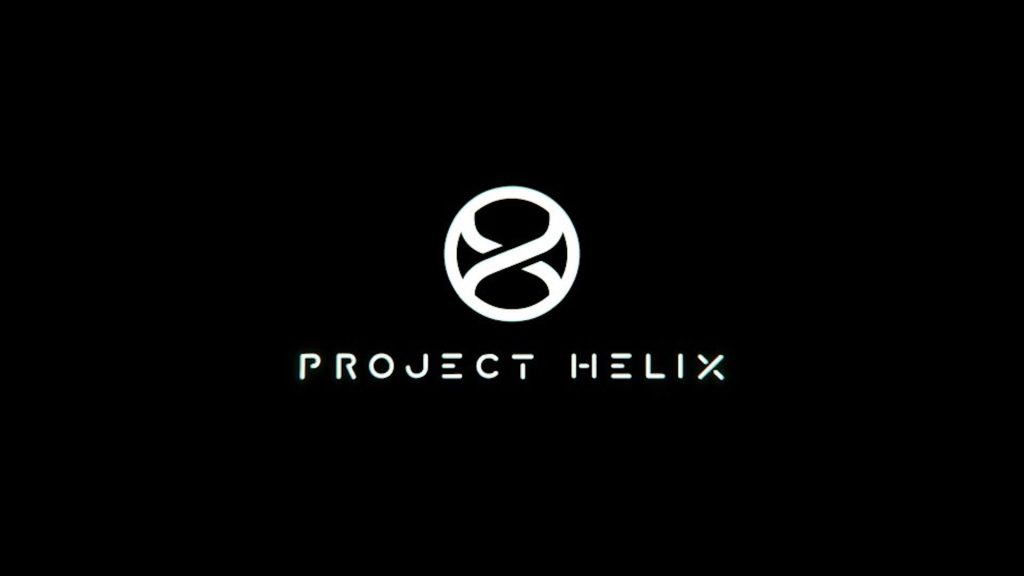 Xbox Project Helix logo on black background