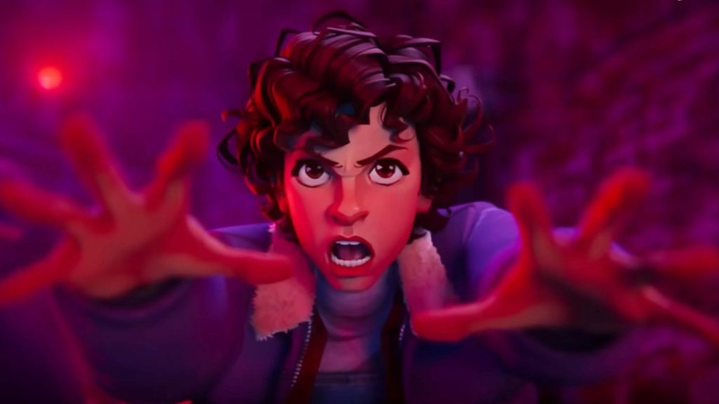 Eleven in Stranger Things: Tales From '85