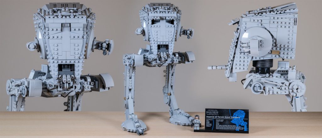 I built the Lego UCS AT-ST Walker, a hulking 1,500-piece ode to one of the Empire’s most famous vehicles from Return of the Jedi