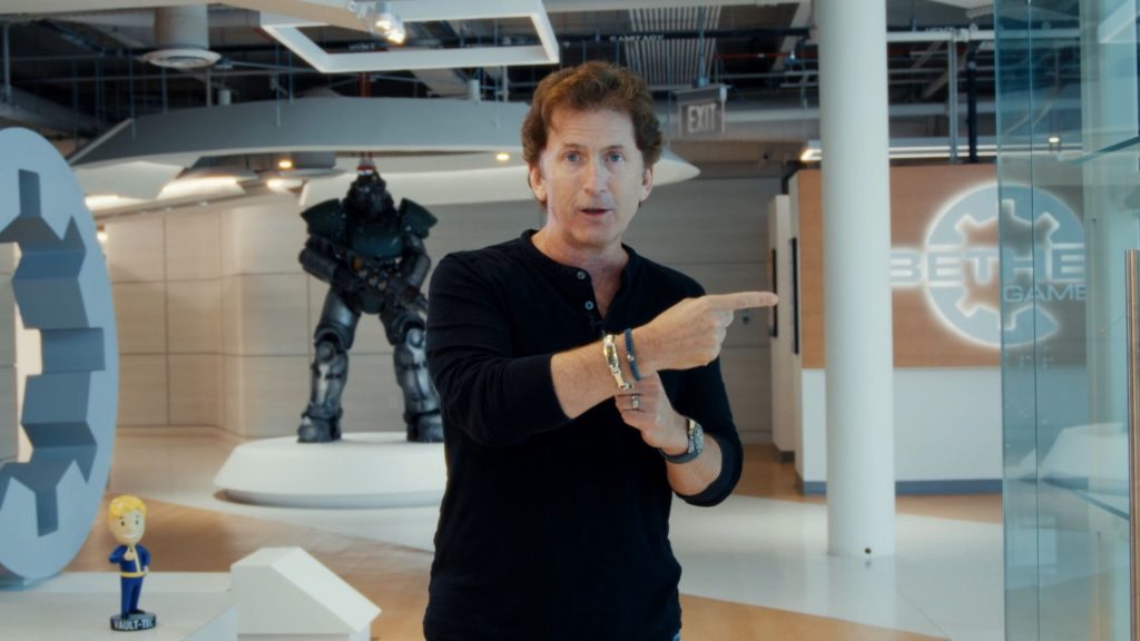 Todd Howard making a point