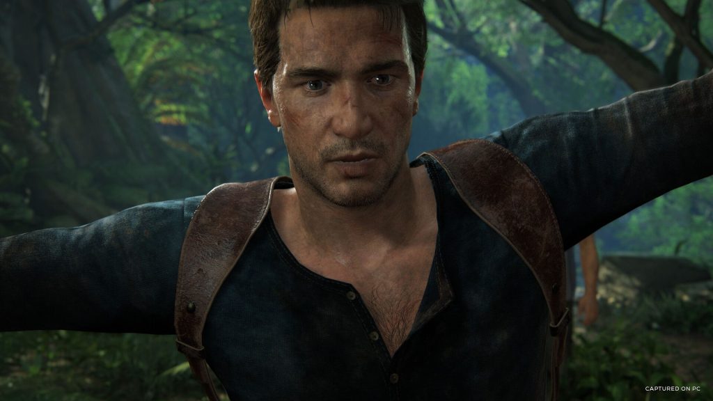 Nathan Drake in Uncharted