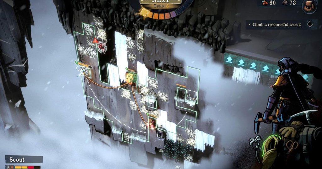 Pride precipitates a dizzying fall in Ascenders, a climbing game spin on Darkest Dungeon