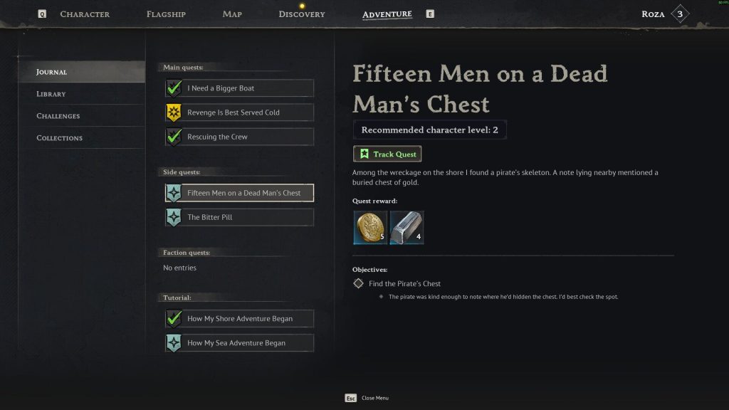 Fifteen Men on a Dead Man's Chest in Windrose