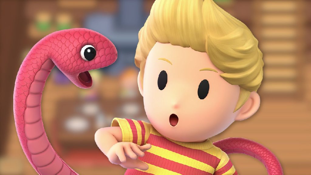 Mother 3 protagonist Lucas with a snake