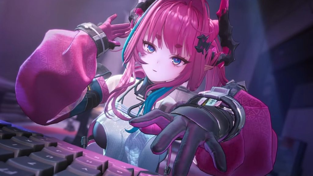Arknights: Endfield character Yvonne with pink hair