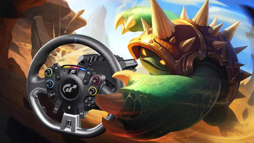 You can now play League of Legends with a steering wheel