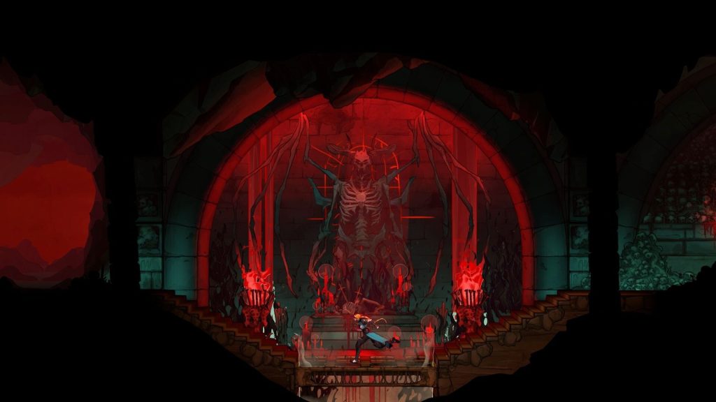 Castlevania: Belmont's Curse gameplay showing the protagonist running through 15th century Paris