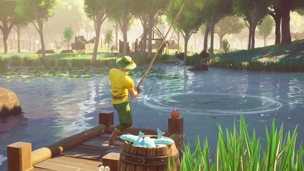 Runescape Dragonwilds' Fishing skill is finally here, and it's got a magical touch to it