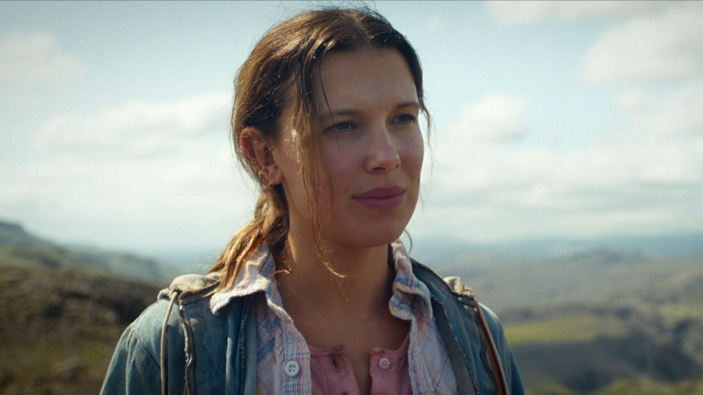 Millie Bobby Brown as Eleven in Stranger Things season 5 episode 8