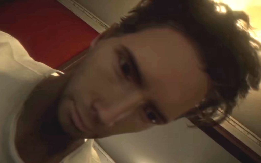 Close-up of concerned looking Paranormal Activity: Threshold character