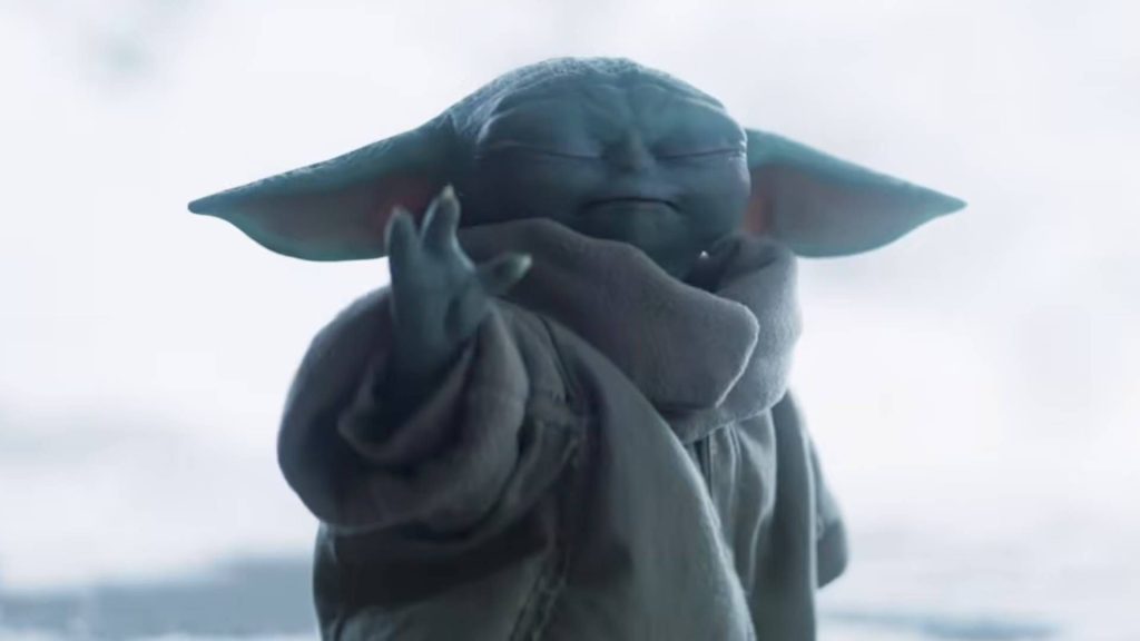 Grogu uses the Force in The Mandalorian and Grogu