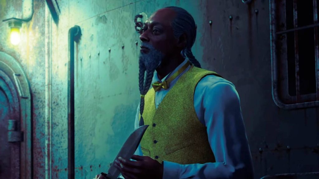 Snoop Dogg's character Orpheus in a cropped screenshot from Stranger than Heaven.