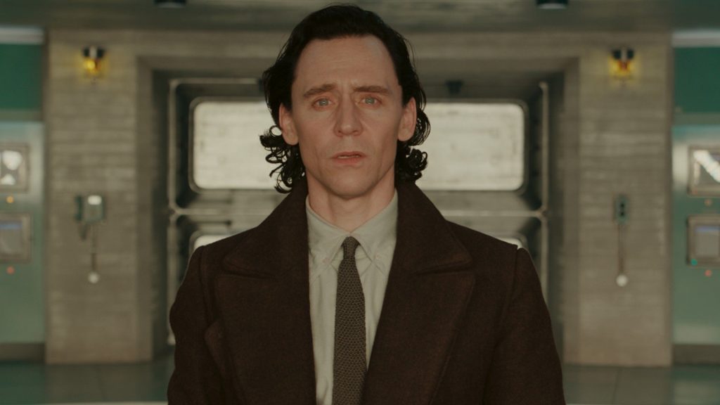 Marvel timeline: Tom Hiddleston looking straight ahead during season 1 of the Marvel series Loki.