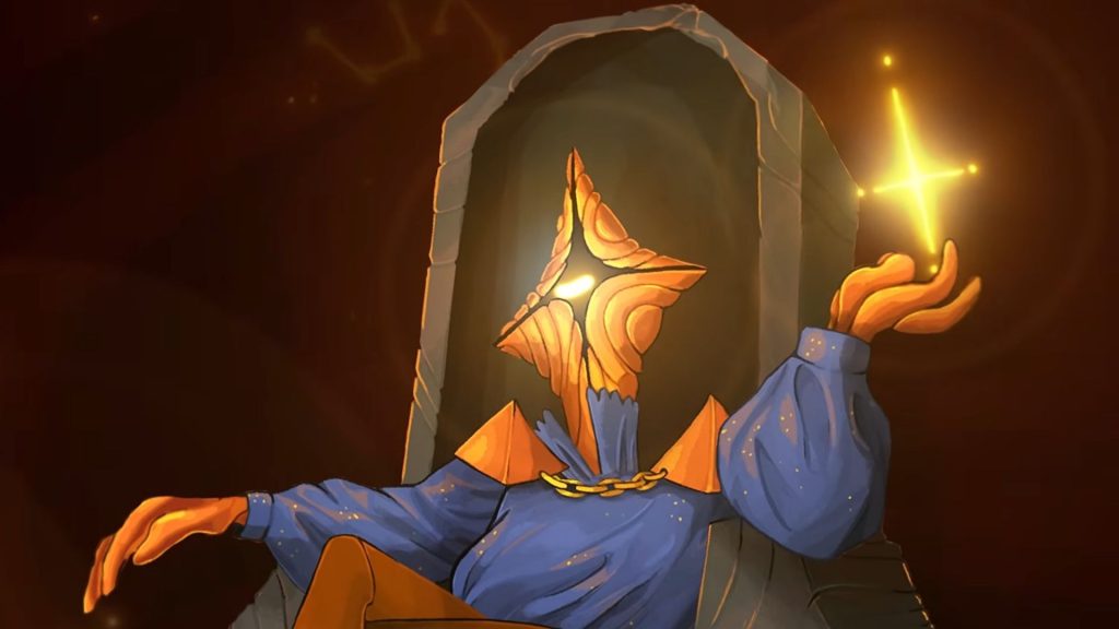 Slay the Spire 2 class Regent on stone throne