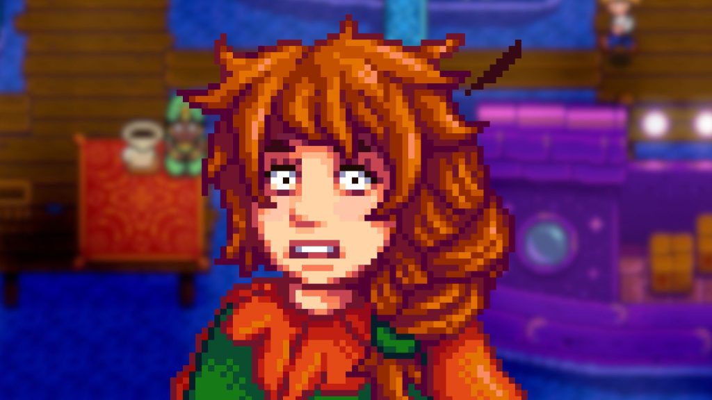 A Stardew Valley character
