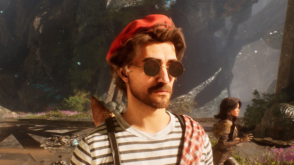 "It's a pure skill issue": Clair Obscur Expedition 33 head says the RPG's notorious volleyball minigame is "easy," then proves it on stage Gustave stands in the foreground wearing beret and striped shirt