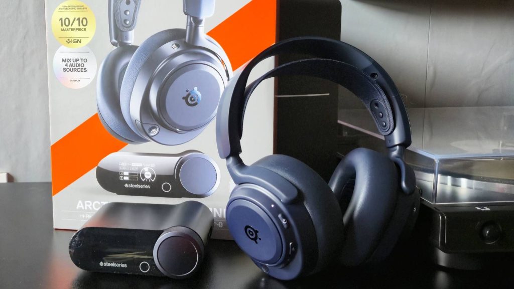 The SteelSeries Arctis Nova Pro Omni wireless gaming headset is the Nova Pro killer I've been dreaming of, and the best I've ever tested Photo of the Midnight Blue SteelSeries Arctis Nova Pro Omni headset sitting infront of its box.