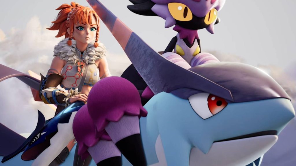 Palworld 1.0 is coming next month, over 2 years since its early access launch Palworld 1.0 trailer screenshot shows a girl with ginger hair, riding on the back of a pal.