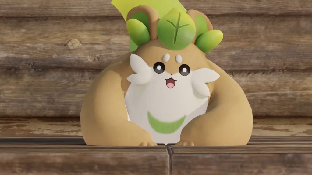 Palworld pal Herbil has a surprised expression in official animated short Finders Keepers.