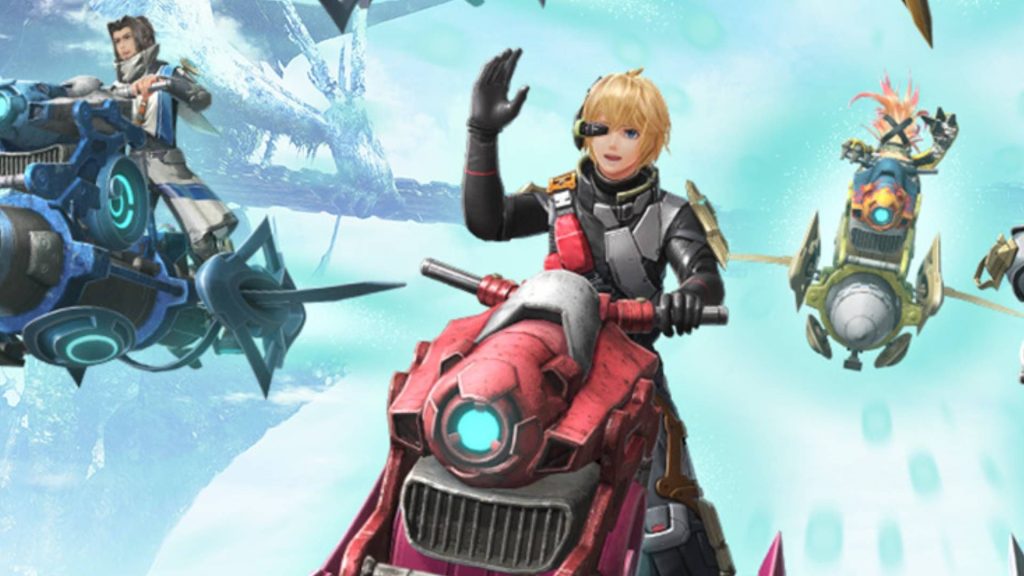 Official art for Xenoblade Chronicles Definitive Edition - Switch 2 Edition's Nopon Grand Prix minigame.